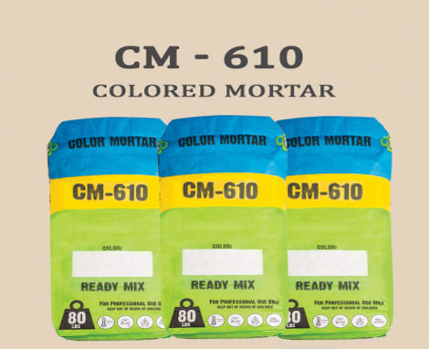 cm-610 colored mortar